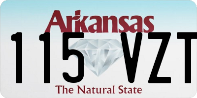 AR license plate 115VZT