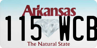 AR license plate 115WCB