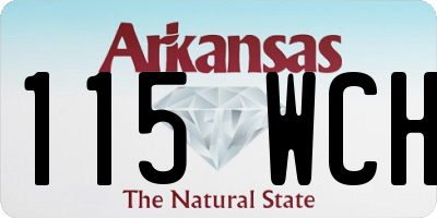 AR license plate 115WCH