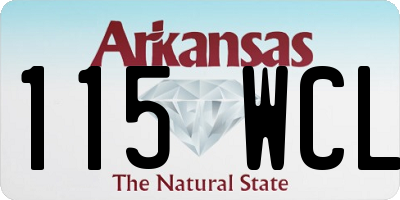 AR license plate 115WCL