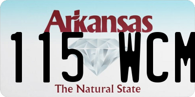 AR license plate 115WCM