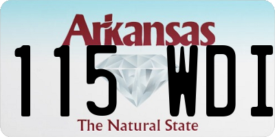 AR license plate 115WDI