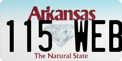 AR license plate 115WEB