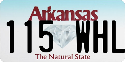 AR license plate 115WHL