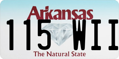 AR license plate 115WII