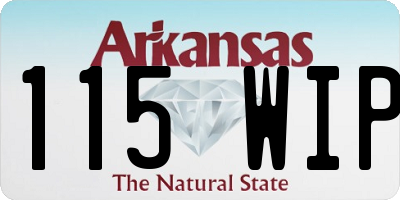 AR license plate 115WIP
