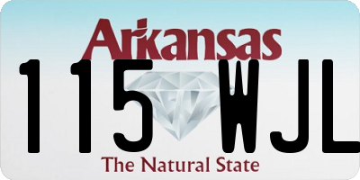 AR license plate 115WJL