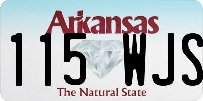 AR license plate 115WJS