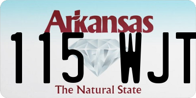 AR license plate 115WJT
