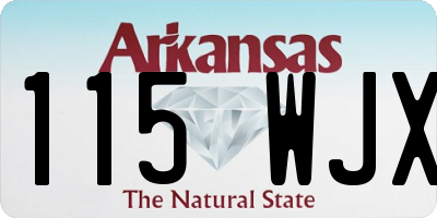 AR license plate 115WJX