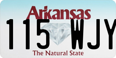 AR license plate 115WJY