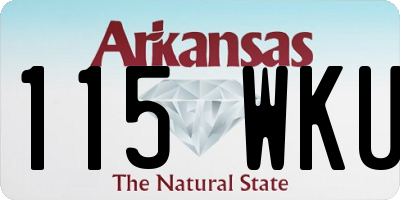 AR license plate 115WKU