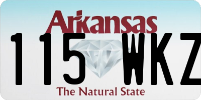 AR license plate 115WKZ