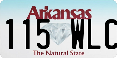 AR license plate 115WLC