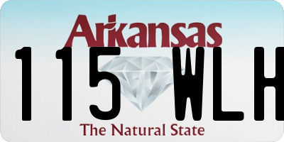 AR license plate 115WLH