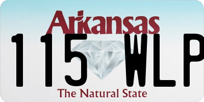 AR license plate 115WLP
