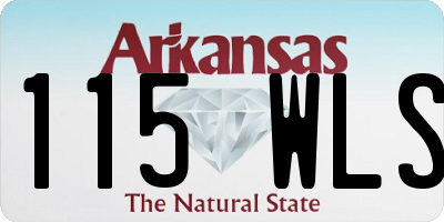AR license plate 115WLS