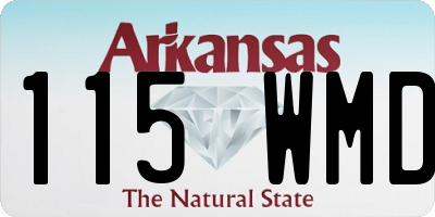 AR license plate 115WMD