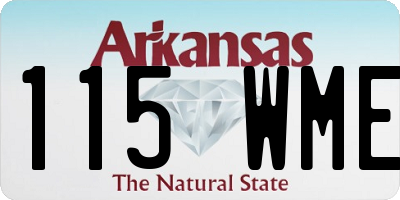 AR license plate 115WME