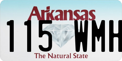 AR license plate 115WMH