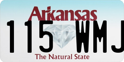 AR license plate 115WMJ