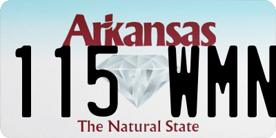 AR license plate 115WMN