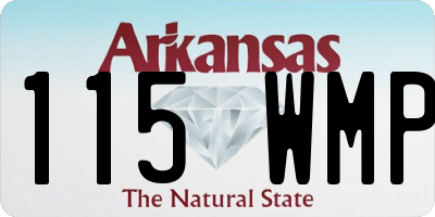 AR license plate 115WMP