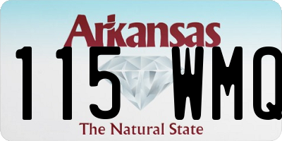 AR license plate 115WMQ
