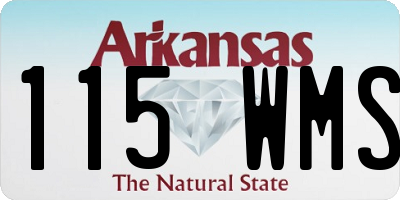 AR license plate 115WMS