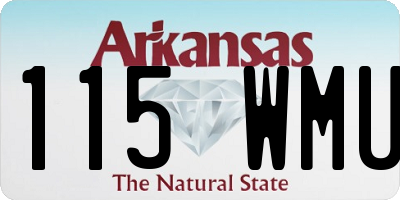 AR license plate 115WMU