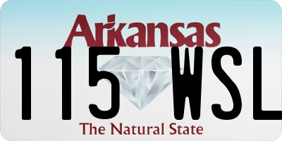 AR license plate 115WSL