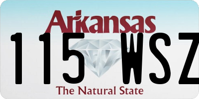 AR license plate 115WSZ