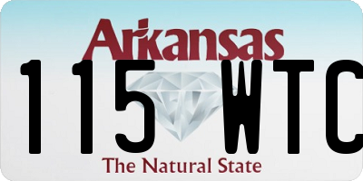 AR license plate 115WTC