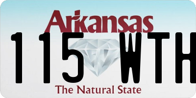 AR license plate 115WTH