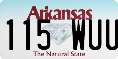 AR license plate 115WUU