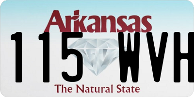 AR license plate 115WVH