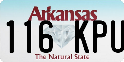 AR license plate 116KPU