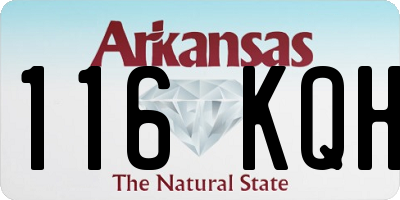 AR license plate 116KQH