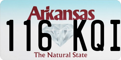 AR license plate 116KQI
