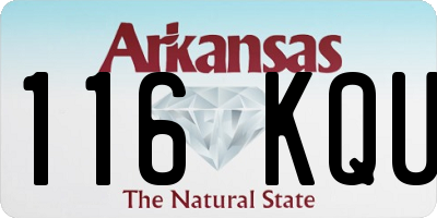 AR license plate 116KQU