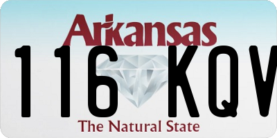 AR license plate 116KQV
