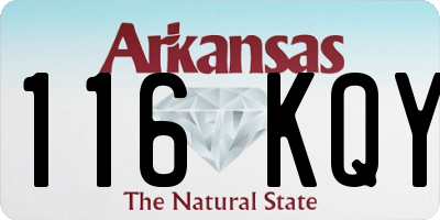 AR license plate 116KQY