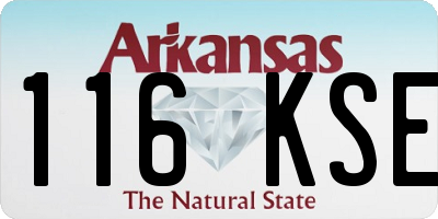 AR license plate 116KSE