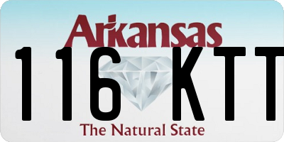 AR license plate 116KTT