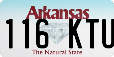 AR license plate 116KTU
