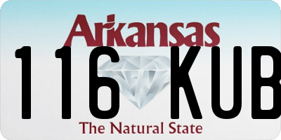 AR license plate 116KUB