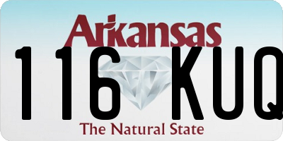 AR license plate 116KUQ