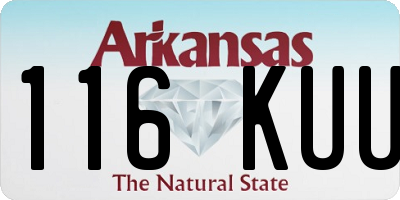 AR license plate 116KUU