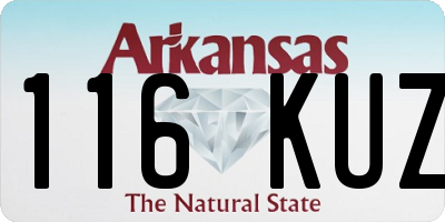 AR license plate 116KUZ