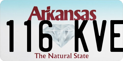 AR license plate 116KVE